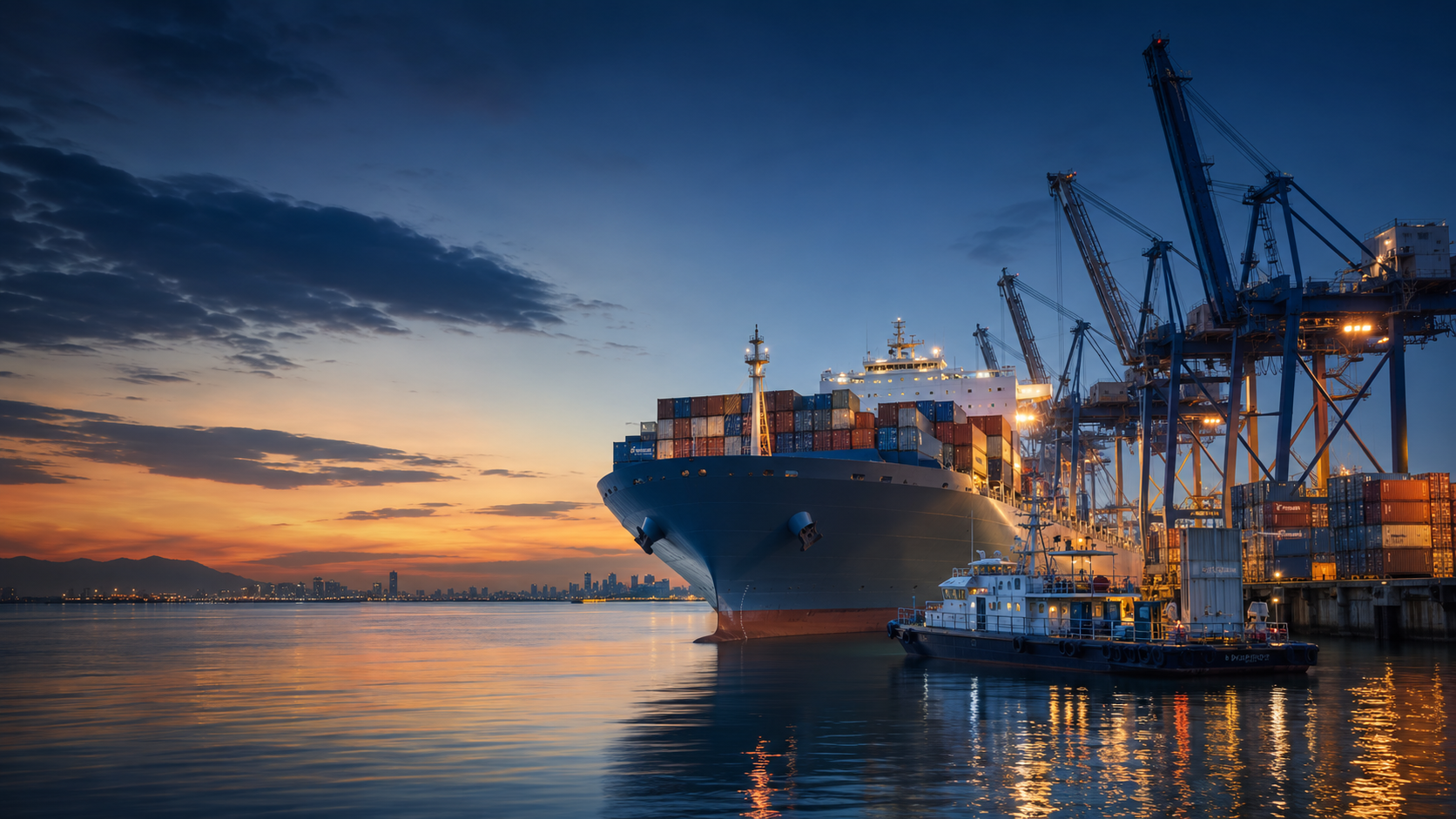 Ship Chandler Africa marine supply operation at an African port