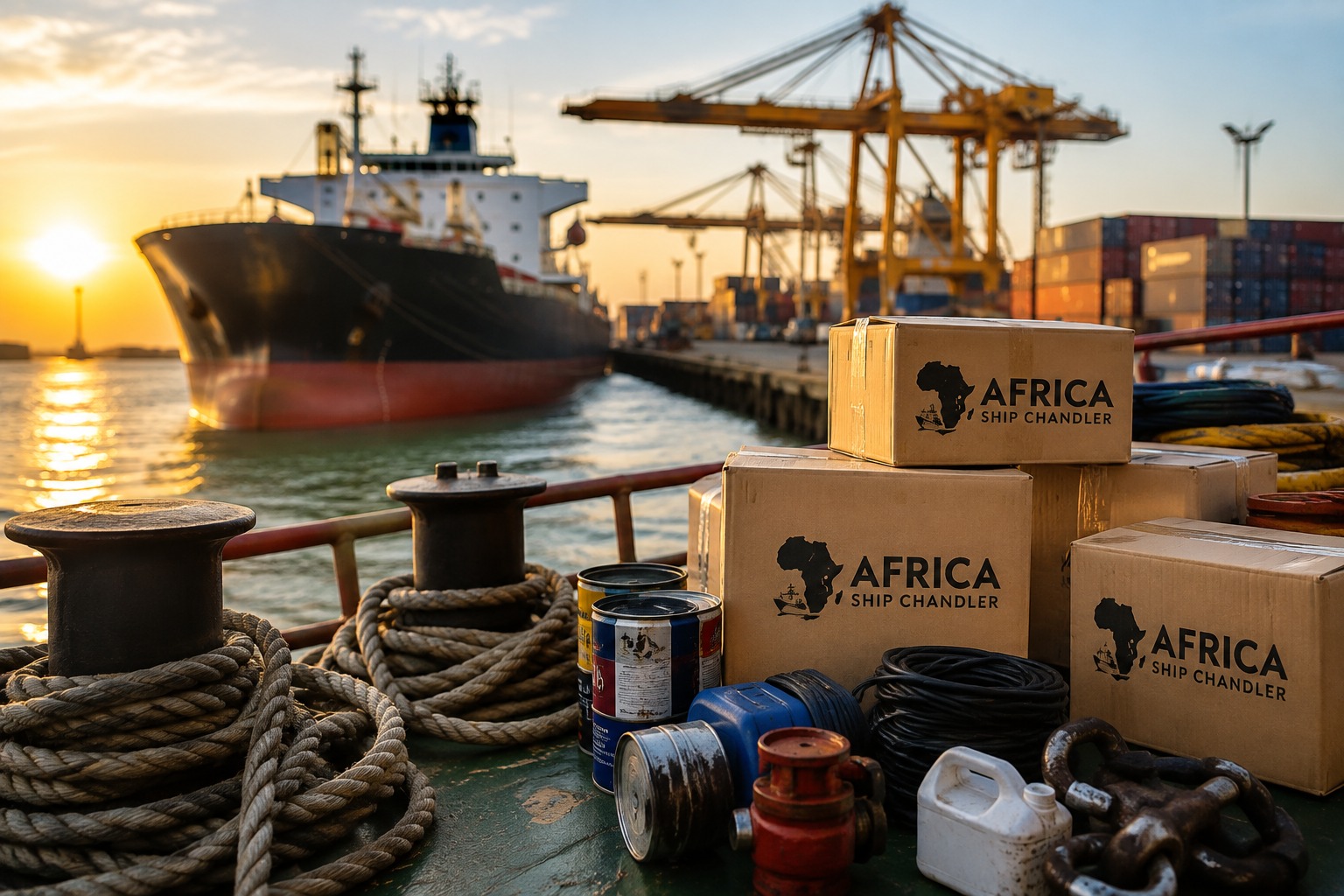 Ship chandling and marine stores for African ports